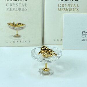 Swarovski Crystal Memories Classics FRUIT BOWL With Grapes Pear w/box S245